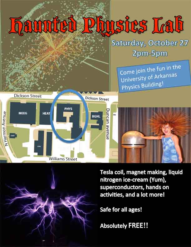 Haunted Physics Lab on Saturday